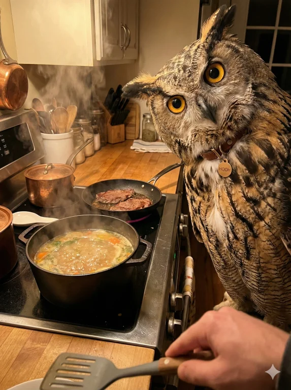 A Hyperrealistic Kitchen Scene, Pov Shot. You Are Cooking At...