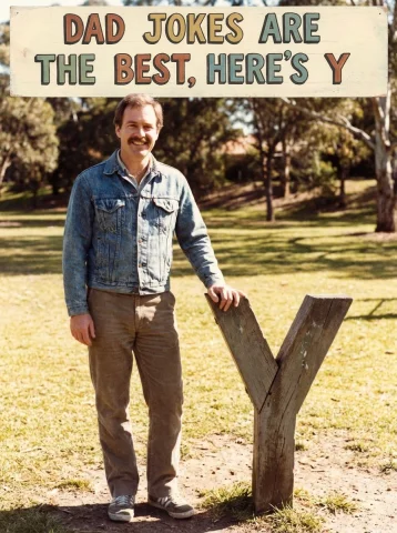 A Middle-aged 80s Man With A Smile On His Face, Next To Him... — Stable Diffusion AI Prompt: A middle-aged 80's man with a smile on his face, Next to him a wooden structure...