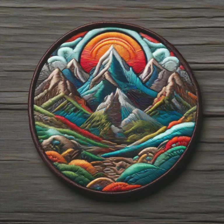 Ral-embroideredpatch, Mountain,