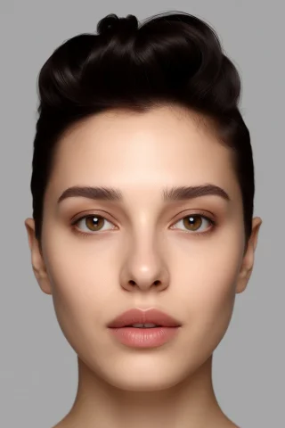 Woman Face Closeup, Quiff, Natural Look, Grand Scale Detail,... — Stable Diffusion AI Prompt: woman face closeup, quiff, natural look, Grand scale detail, World-class quality...