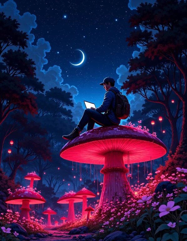 A Digital Illustration Shoot From The Side About A Mysteriou...