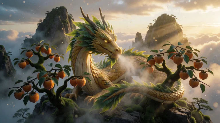 Subject And Action A Majestic Banana Dragon, A Mythical Crea...