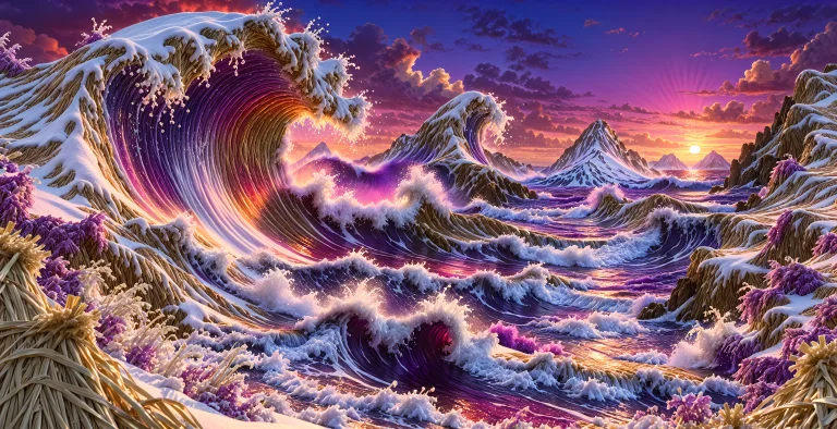 Epic Landscape, Purple And Red Sunset, Lorastrawthread1 Lora...