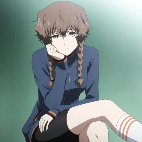 Anime Screencap,anime Coloring,1girl, Amane Suzuha, Solo, Br... — Stable Diffusion AI Prompt: anime screencap,anime coloring,1girl, amane suzuha, solo, brown hair, blue track...