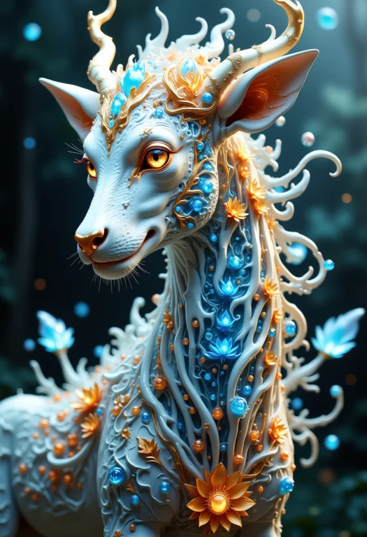 This Is A Highly Detailed, Digital Artwork Featuring A Fanta...