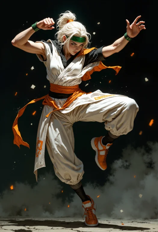 Highly Detailed And Dramatic Digital Artwork Featuring A Fem...