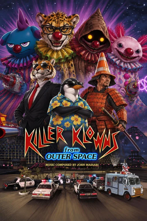 Cover This Image But The Clowns From Left To Right Are Image...