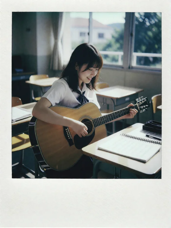 Polaroid, Vintage Polaroid Style Ultra-realistic Candid Phot...