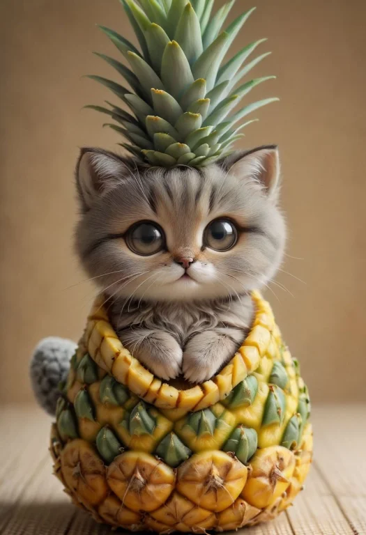 An Award Winning Photo , A Cute Little Baby Cat,doing Yoga O...