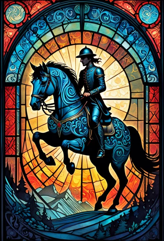 Horsetrot Rubber Stamppostage Stampwoodblock Print Optical I...