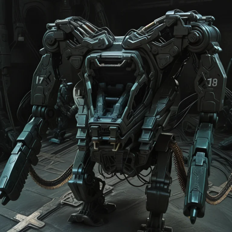 Matrapu,robot,arm Cannon,ammo Belt Human,piloting, Amp-suit,...
