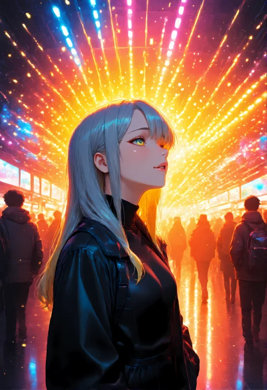 Masterpiece, Best Quality, Ultra-detailed, Anime, In A Bustl...