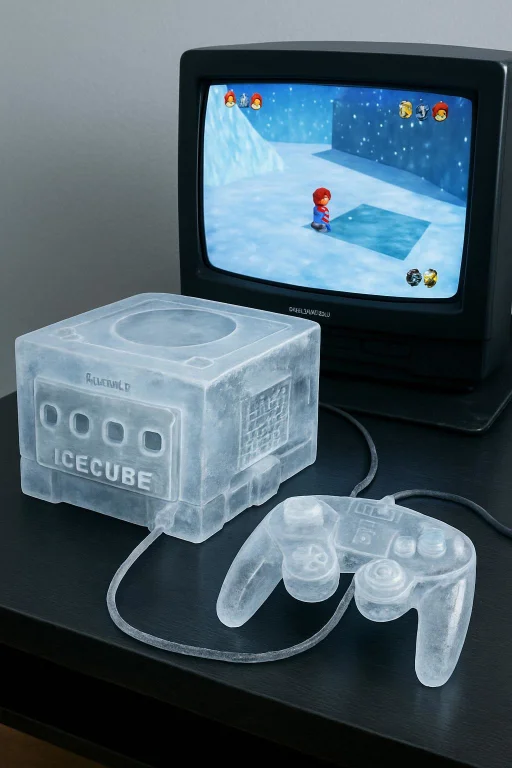 The Nintendo Gamecube Console, Except Its The Nintendo Icecu...