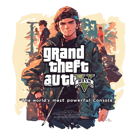Masters Media, De-slogan Slaughter0.0 A Poster For Grand The... — SDXL AI Prompt: (Masters Media, DE-Slogan Slaughter:0.0) A poster for “Grand Theft Auto” with th...