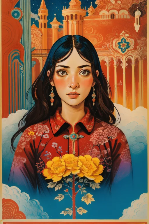 1girl, Loralozhkin0.7 Lozhkin, Grand Chromolithograph, Mythi...