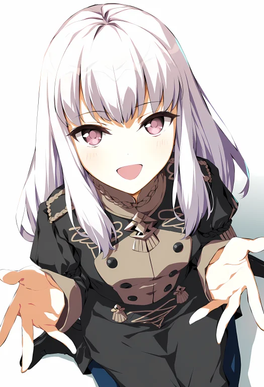 Suinosora, Lysithea Von Ordelia, Fire Emblem, 1girl, Pink Ey...