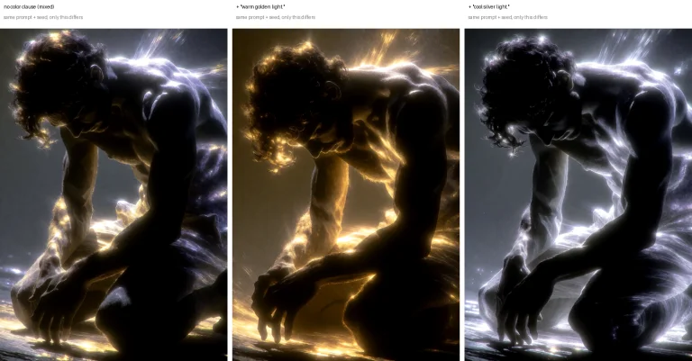 A Man Kneeling, His Head Bowed Forward, Hands Resting Loosel...