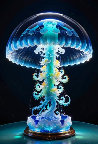Score9, Score8up, Score7up, Score6up, Ratingsafe, Jellyfish... — Stable Diffusion AI Prompt: score_9, score_8_up, score_7_up, score_6_up, rating_safe, jellyfish ying yang, g...