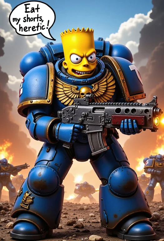 Bart Simpson, Rendered In A Semi-realistic Yet Unmistakable...