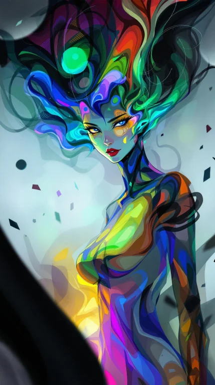 An Enigmatic And Fluid Character With No Defined Hair, But I...