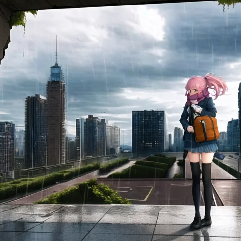 Masterpiece, Best Quality, Highly Detailed,1girl, Building,...