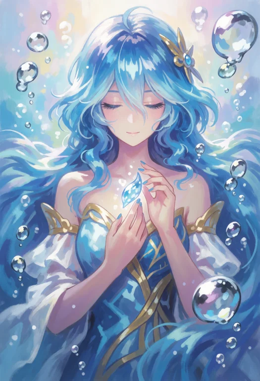 Matsudastyle Illustration A Serene And Ethereal Female Figur...