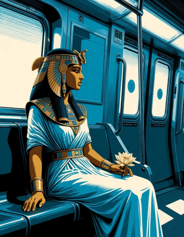 Egyptian Queen  Turquoise  Gold An Ancient Egyptian Queen Si...