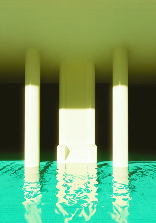 Loran1-pool Room0.75 No Humans, Water, The Backrooms, Throne...