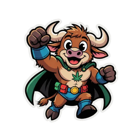 ,a Cartoon Of A Buffalo Superhero Mascot Designed As A Print... — Stable Diffusion AI Prompt: ,A cartoon of a buffalo superhero mascot designed as a printable t-shirt logo, c...