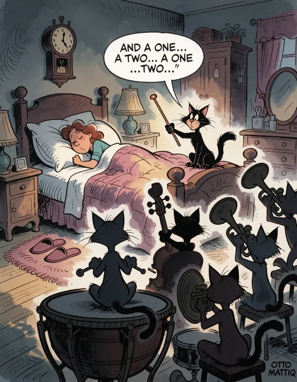 At 5am, A Cat Lady Is About To Be Reminded By Her Cats That...