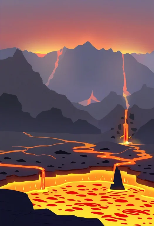 Lava Madefromteef, Volcano,