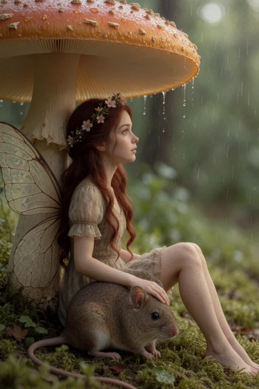 A Detailed Digital Painting In A Realistic Style. A Slender,...