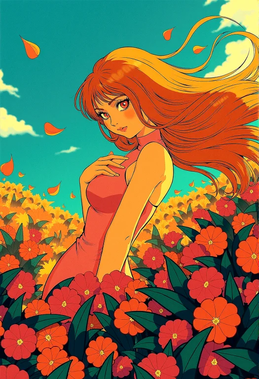 Msdh, Frosted Animation, Anime Style Of A Ginger Woman On A...