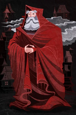Storybook Illustration, A Warrior Standing Center Frame, Dra... — Stable Diffusion AI Prompt: storybook illustration, a warrior standing center frame, draped in a voluminous,...