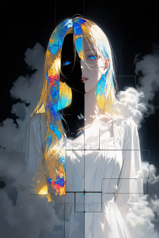 Masterpiece, Best Quality, Exciplit, A Solitary Girl With Lo...