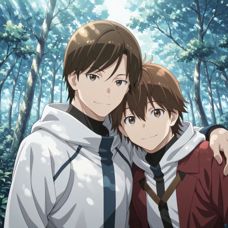 Masterpiece,best Quality,amazing Quality, 2boys, Smile, Look...
