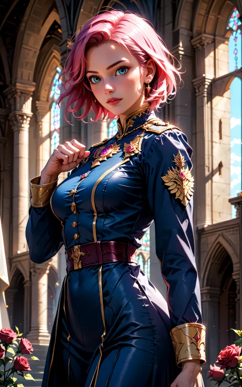 Score9, Score8up, Score7up, Steadfast Woman With Pink Hair,...