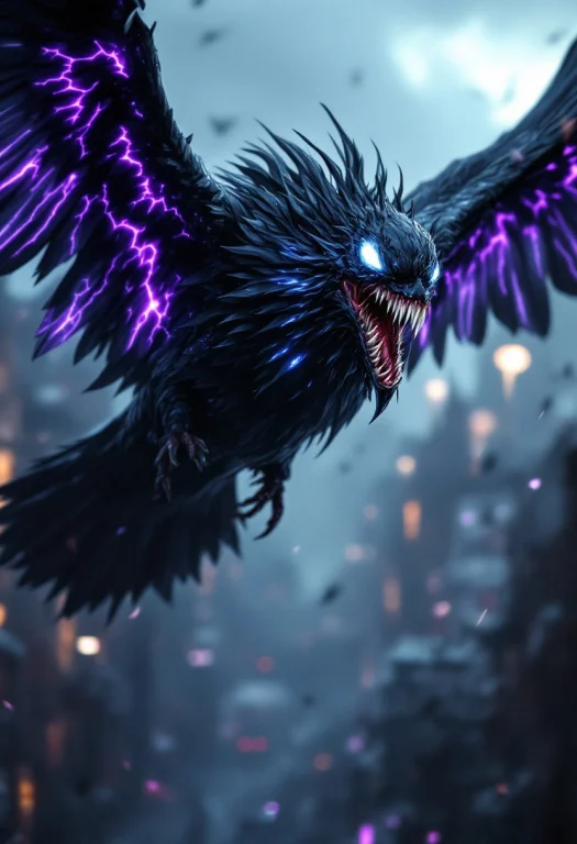 A Striking Cinematic Image Of An Immense Creature That Fuses...