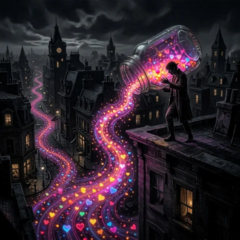 Tim Burton Style Lighting Art — Stable Diffusion AI Prompt: tim_burtonise, lucas vosterman engraving hatching style, masterpiece, 8k resolut...