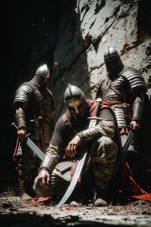 Zidiusart, A Gritty, Dynamic Illustration Of Three Fierce An...