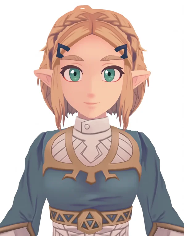 Masterpiece, Best Quality, 1girl, Princess Zelda, Blonde Hai...