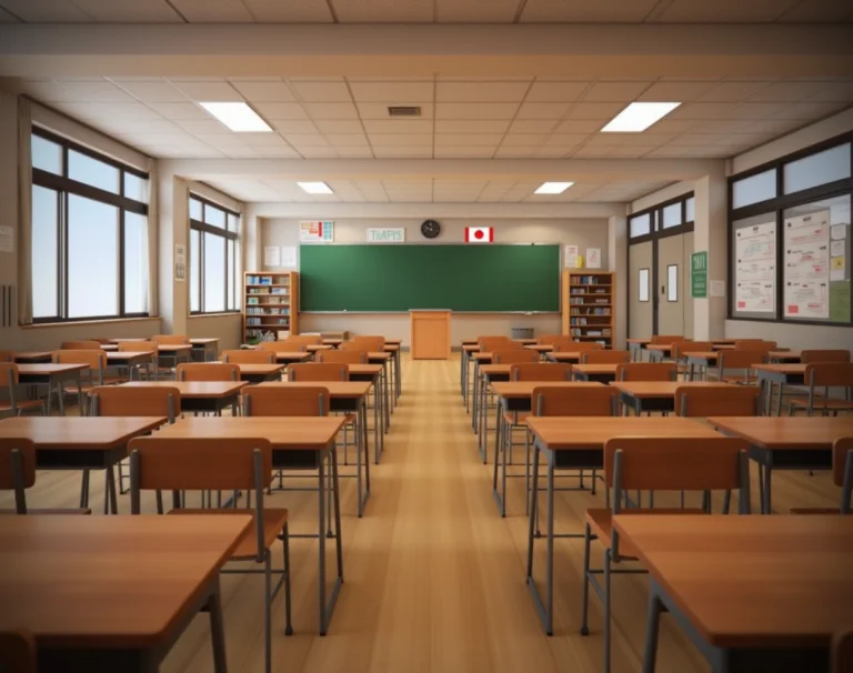 Lorajapclabackgroundfluxad0.8 Japcla, Japanese Classroom. In...