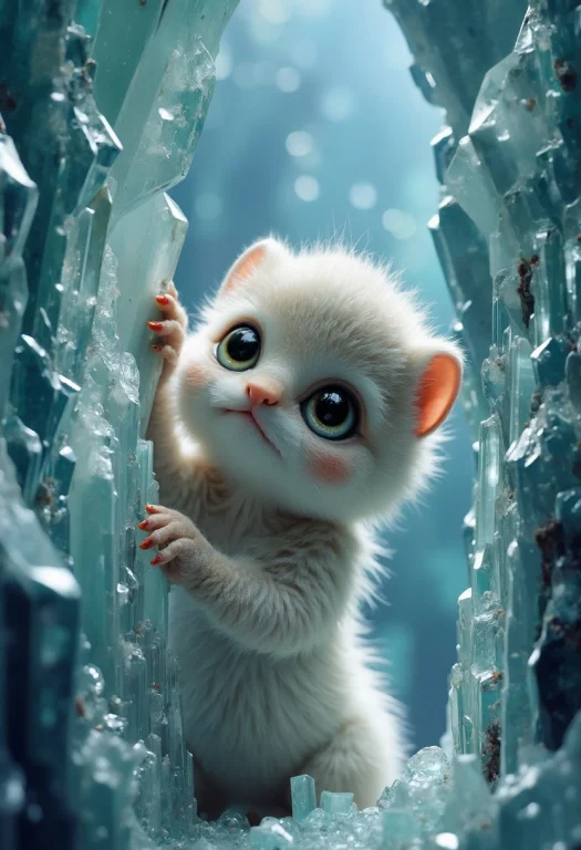 A Picture Of A Of A Small Fat Fluffy Creature, Whose Fur Is...