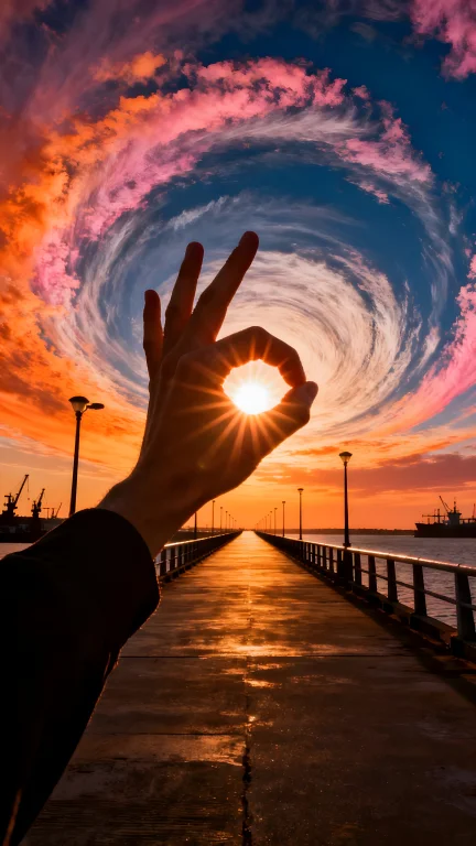 A Breathtaking, Artistic Photograph Captured From A First-pe...