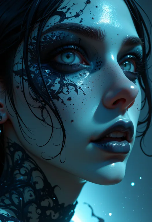Ominous,nightmare,horror,portrait Of A Woman,sadness,despair...