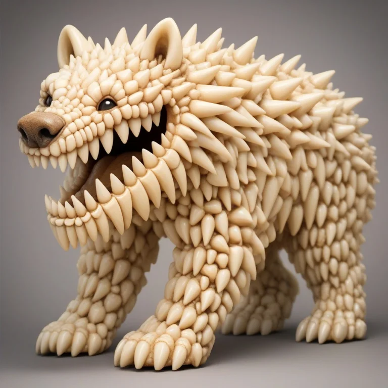 Madefromteef, Toothy Texture, Full Creature View, Entire Cre...