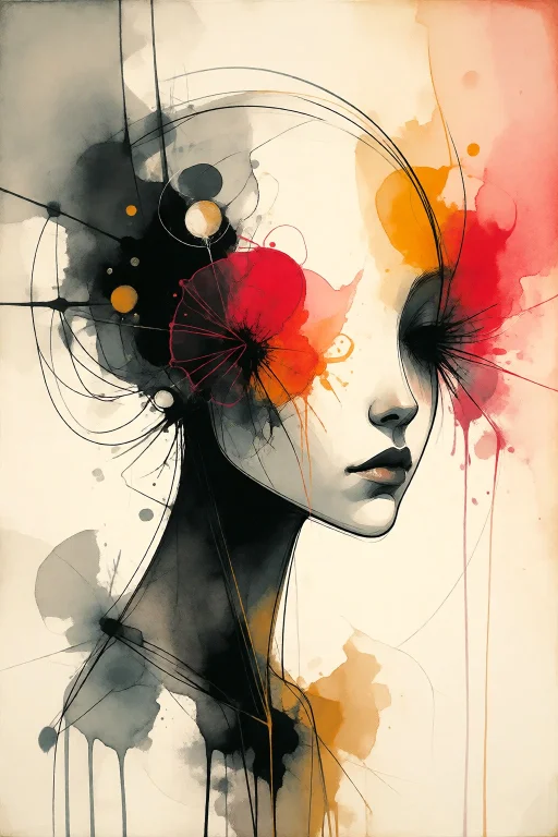 Strangedaal. An Evocative Abstract Composition Blending A St...