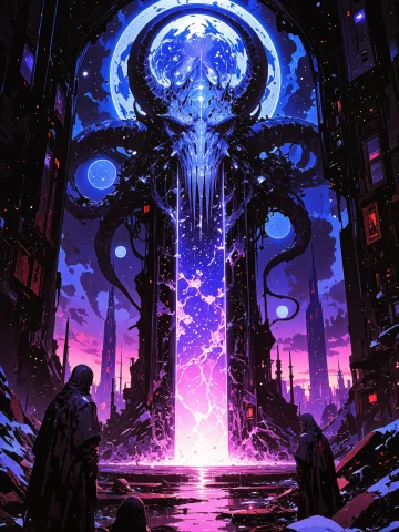 Famous Award-winning Sci-fi Painting, Masterwork, Best Quali... — FLUX AI Prompt: famous award-winning sci-fi painting, masterwork, best quality, high resolution,...