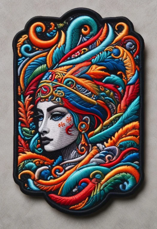 Ral-embroideredpatchc ,.embroidered Patch Of, , , Ukiyo, Bol...