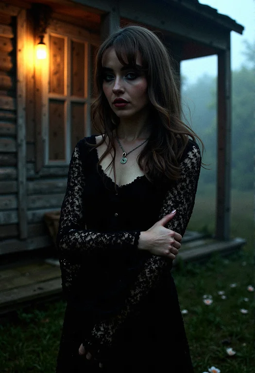 Extremely Photorealistic Photography Of A Gothic Woman With...